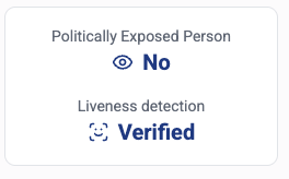 Applicant detail - Verification results